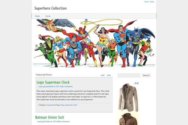 Storefront theme site design template sample