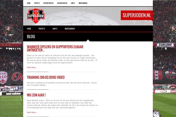 Iconic One theme site design template sample