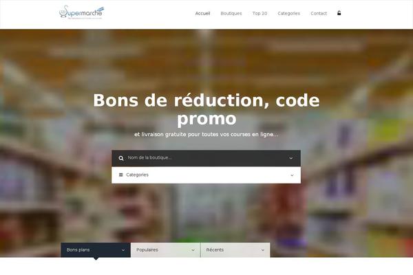 Couponer theme site design template sample