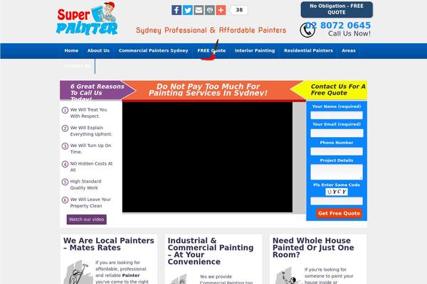 superpainter.com.au site used Superpainter