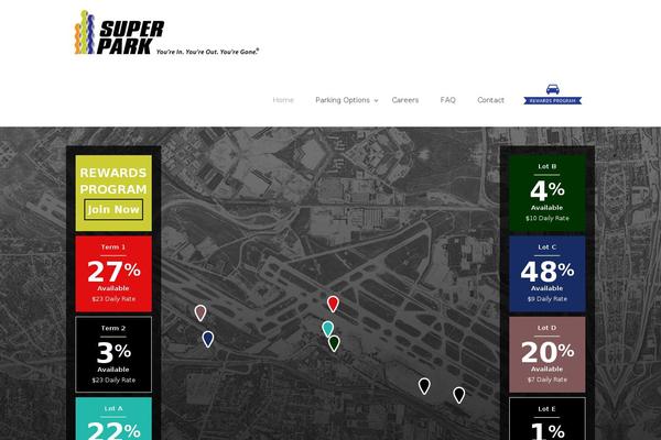 superparkinglot.com site used Superpark-theme