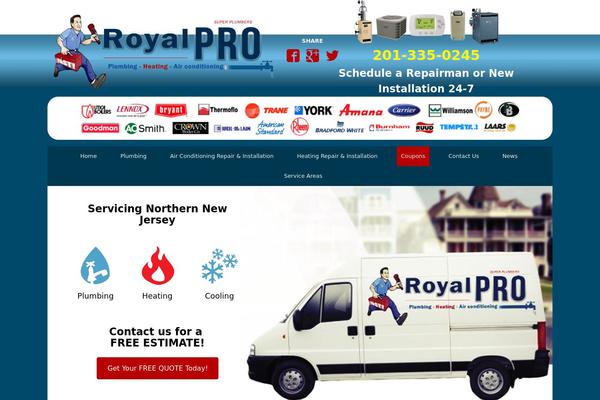 superplumbersnj.com site used Royaltheme