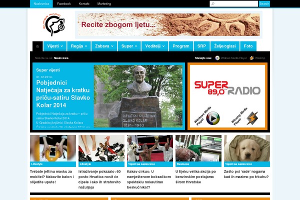 Radio theme site design template sample