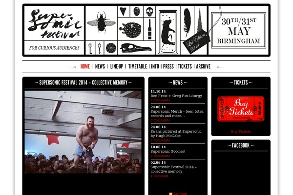 supersonicfestival.com site used Supersonic_2017