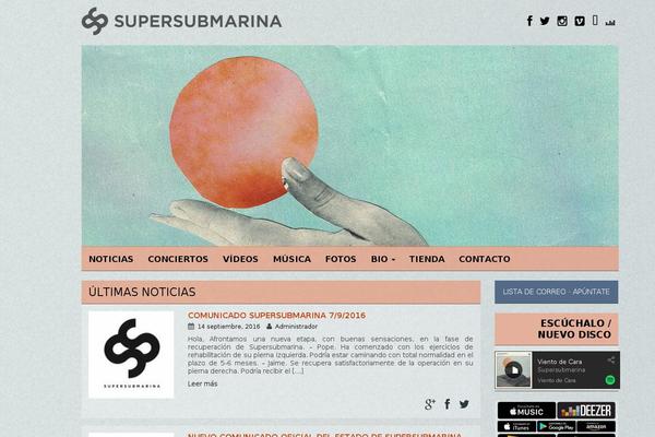 supersubmarina.es site used Supersubmarina