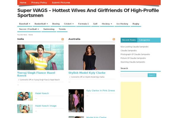 MesoColumn theme site design template sample