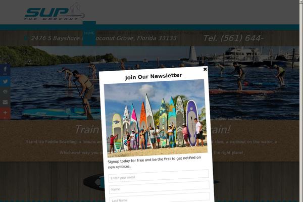 SUP WordPress theme, websites list used SUP theme SUP theme websites examples