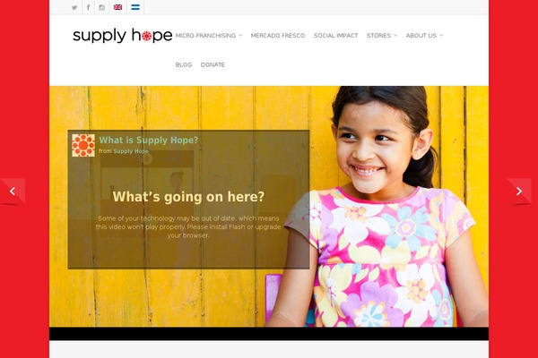 supplyhope.org site used Ollo