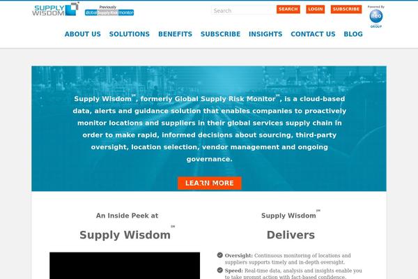 supplywisdom.com site used Supplywisdom