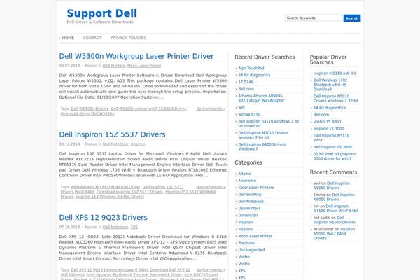 supportdell.net site used Pressbook-dark