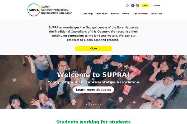 supra.net.au site used Supra