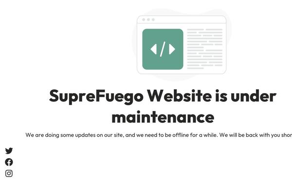 Site using WP Maintenance Mode plugin