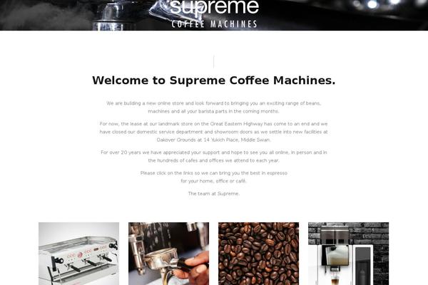 supremecoffeemachines.com.au site used Blake
