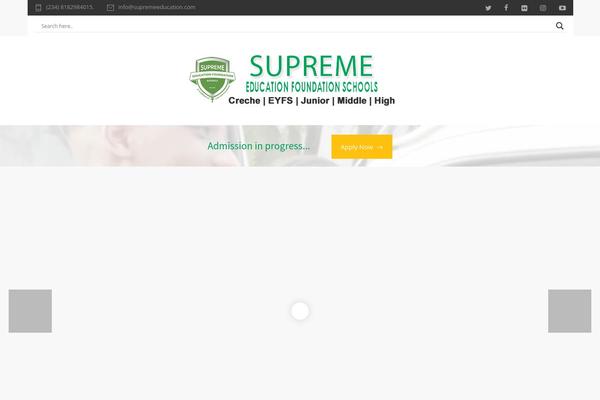 supremeeducation.com site used MediCenter
