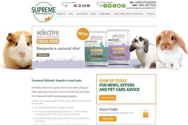 supremepetfoods.com site used Supremepetfoods