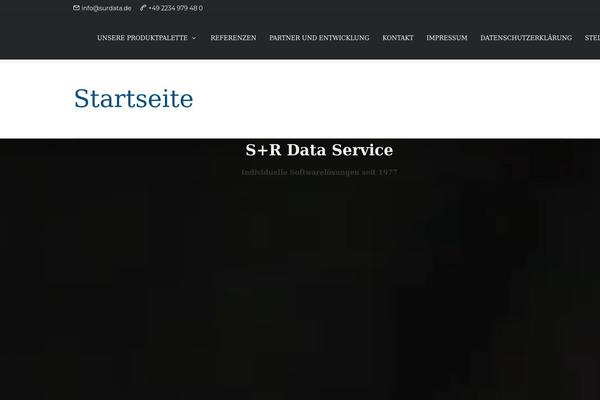 Stratusx theme site design template sample