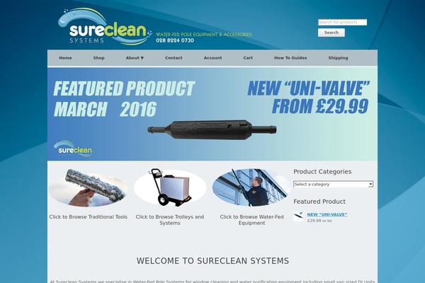 surecleansystems.com site used Ecommerce-wp