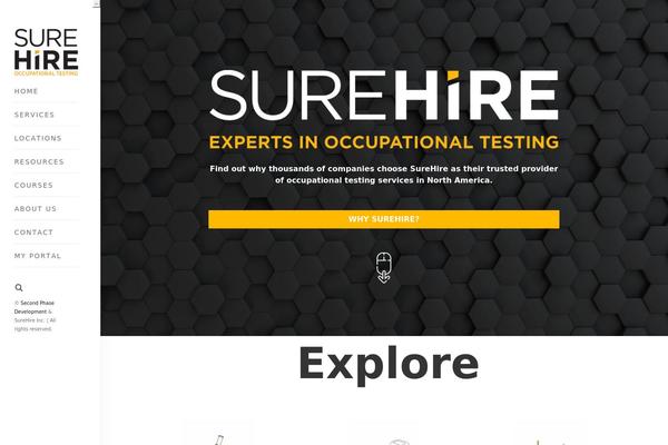 surehire.com site used Surehire