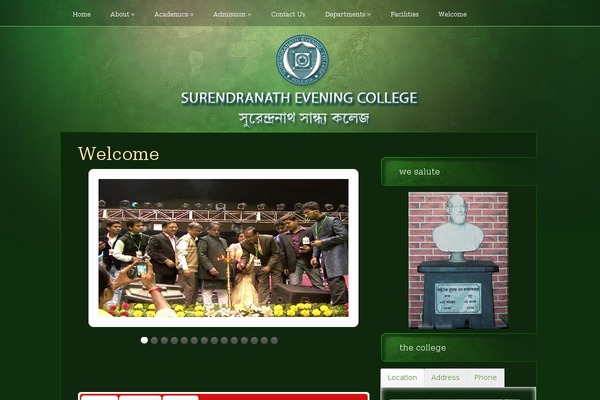 surendranatheveningcollege.com site used Srneve