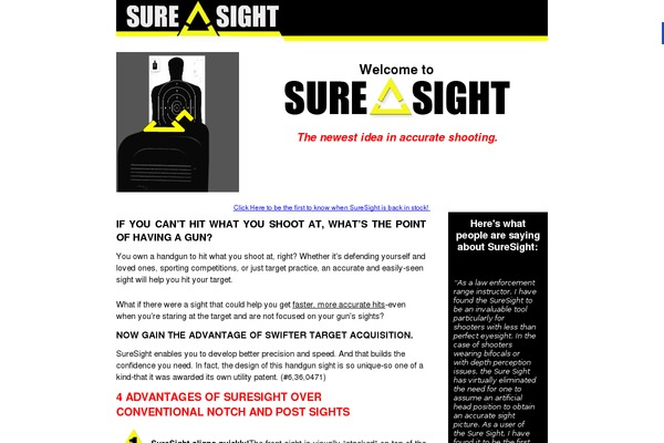 suresight.com site used Ignition