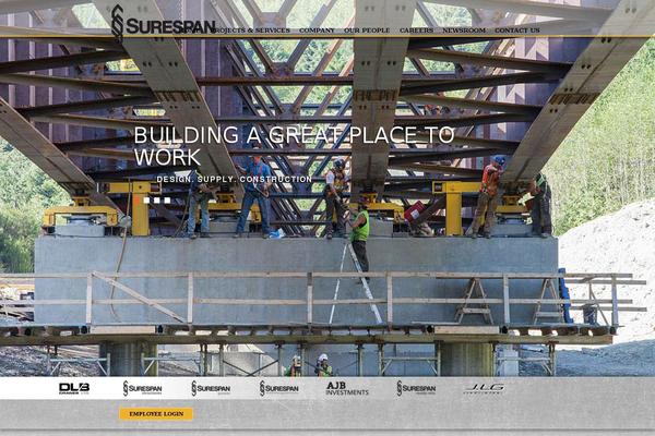 surespan theme websites examples