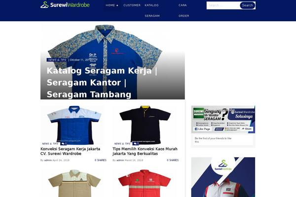 Twenty Seventeen theme site design template sample