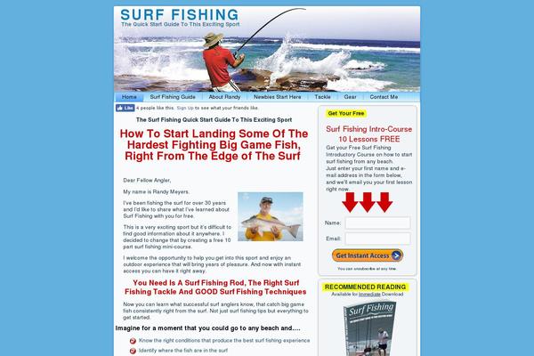 surf-fishanybeach.com site used Surffishingv5