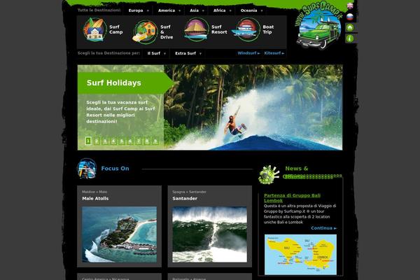 surfcamp theme websites examples