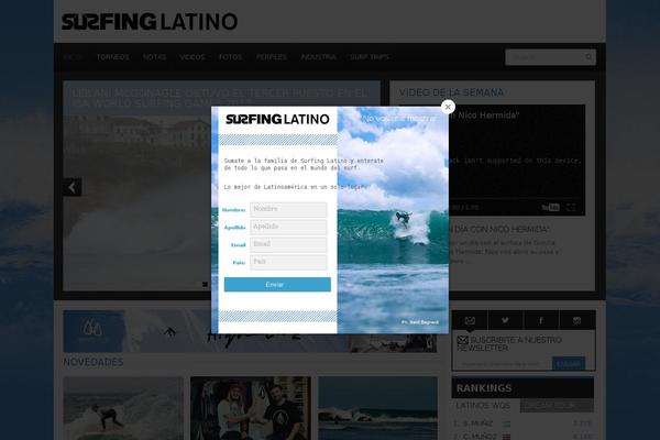 surfinglatino.com site used Surfinglatino