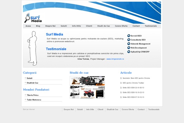 surfmedia.ro site used Cascara