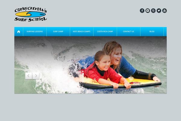 Enfold-child theme site design template sample