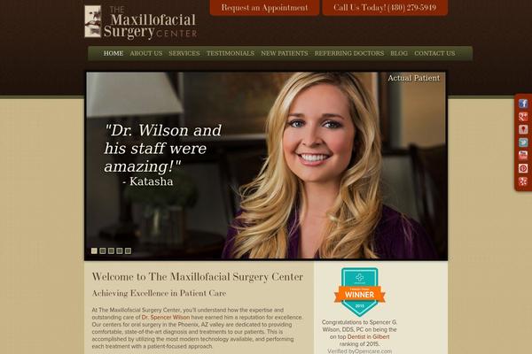 surgerycenteraz.com site used Mydivi-theme