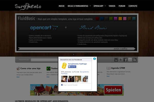 Aspire website example screenshot