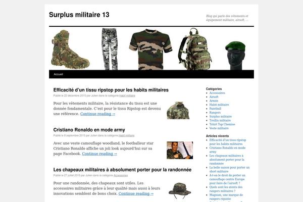 WordPress website example screenshot