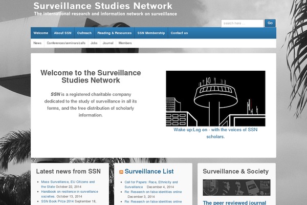 surveillance-studies.net site used Ssn