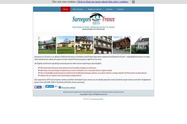 surveyors-en-france.com site used Sef