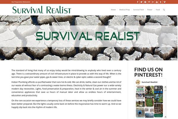 Enfold theme site design template sample