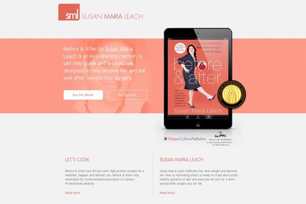 susanmarialeach.com site used Susan-leach-v2