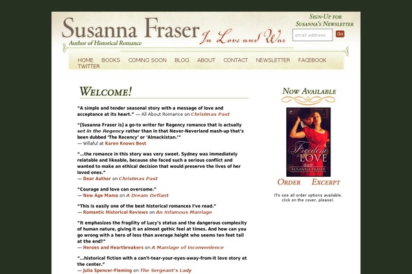 susannafraser.com site used Fraserstyle