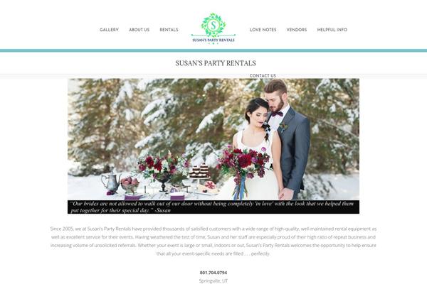 susanspartyrentals.com site used Wedding_child_theme