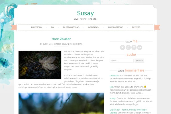 Quicksand theme site design template sample