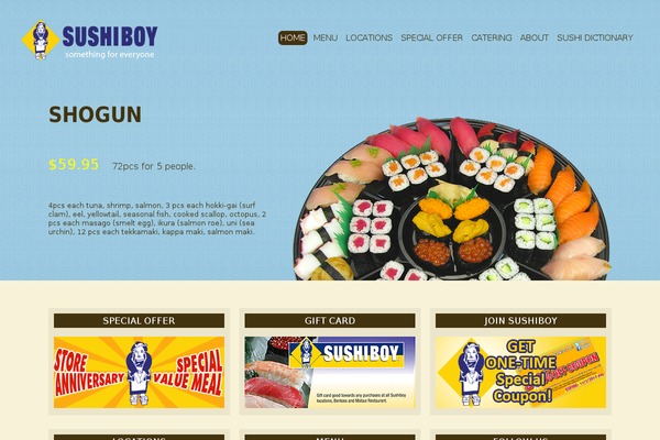 sushiboy.net site used Gobrowebservices