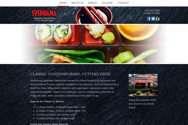 sushihanasan.com site used Sushihana