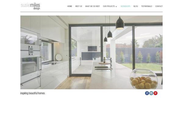 Divi Child theme site design template sample
