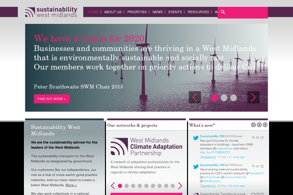 sustainabilitywestmidlands.org.uk site used Saturn