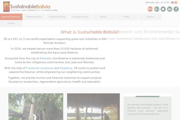 WordPress website example screenshot