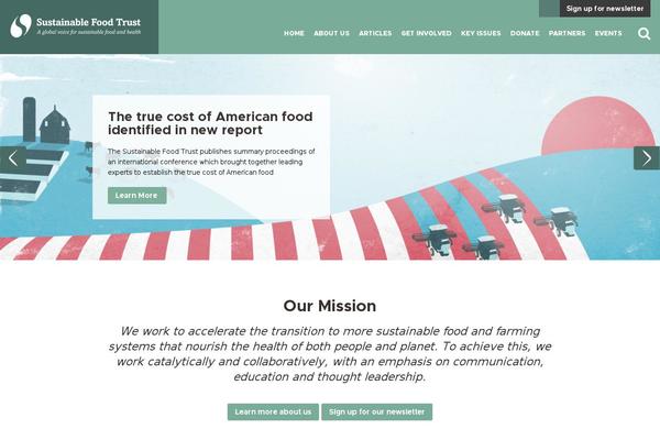 sustainablefoodtrust.org site used Sft