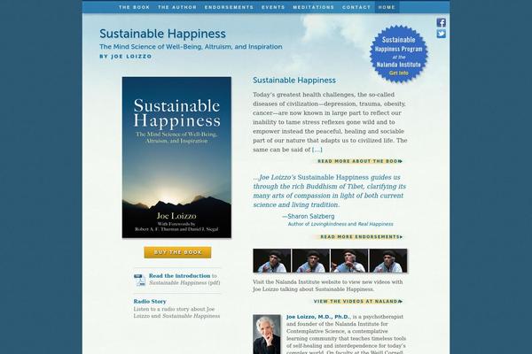 sustainablehappinessbook.com site used Sustainable