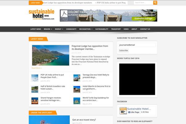 sustainablehotelnews.com site used Sustainable-hotels