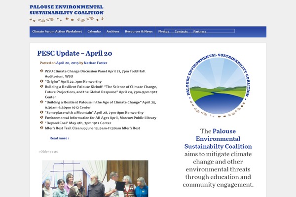 WordPress website example screenshot